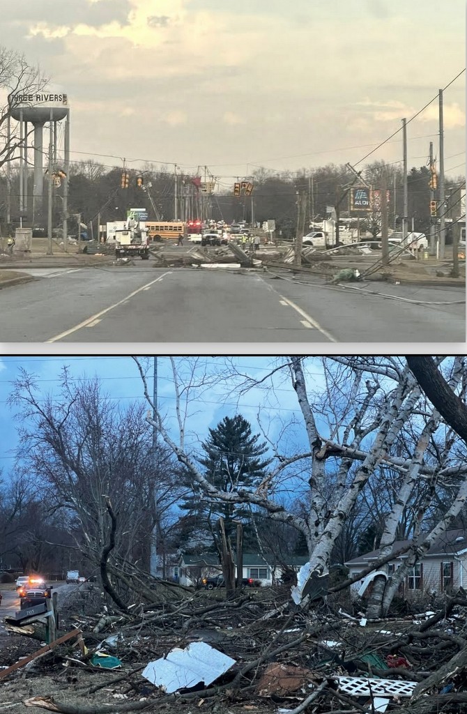 Tornado Does Damage In Three Rivers